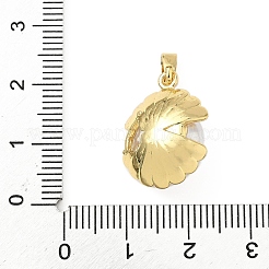 Brass Pave Cubic Zirconia Pendants&nbsp;KK-H076-02G