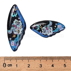 4Pcs 4 Styles Transparent Epoxy Resin Pendants&nbsp;RESI-B032-04A
