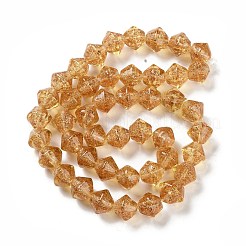 Handmade Gold Sand Lampwork Beads&nbsp;LAMP-Q036-04A