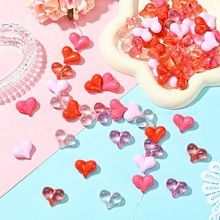 90Pcs 6 Styles Acrylic Beads&nbsp;MACR-YW0003-80