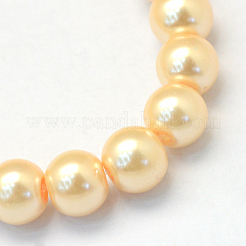 Baking Paint Glass Pearl Bead Strands&nbsp;HY-Q003-3mm-61