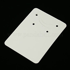 ディスプレイアクセサリー台紙  ネックレスに使用  ブレスレット  ペンダントとピアス  ホワイト  55x40mm&nbsp;NDIS-D004-2
