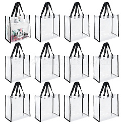 Rectangle Transparent PVC Plastic Bags&nbsp;ABAG-WH0083-007D