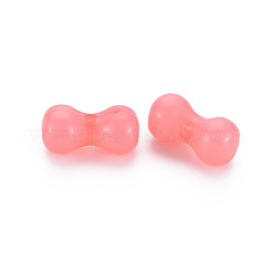 模造ゼリーアクリルビーズ  骨の形  ミックスカラー  9x17.5x8.5mm  穴：1.8mm  約600個/500g&nbsp;MACR-S373-96-EM