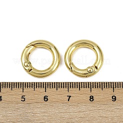 Brass Spring Gate Rings&nbsp;KK-I358-019G