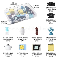 20Pcs 10 Styles Resin Miniature Ornaments&nbsp;RESI-FS0002-09