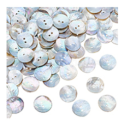 100Pcs Natural Shell Buttons&nbsp;BUTT-PH0001-72