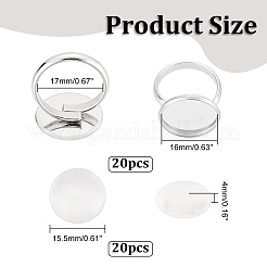DIY Finger Rings Making Kits&nbsp;DIY-UN0001-17P