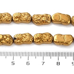 Electroplated Synthetic Non-magnetic Hematite Beads Strands&nbsp;G-F767-03B