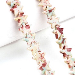 Spray Painted Synthetic Turquoise Beads Strands&nbsp;UNKW-T001-11K-01