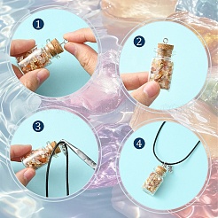 DIY Waxed Cord Necklace Making Kit&nbsp;DIY-YW0012-50