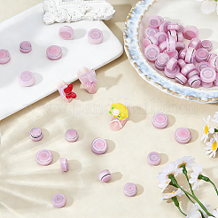 60Pcs 2 Styles Iron with Plastic Cabochons&nbsp;KY-FH0001-51A