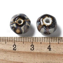 Vintage Porcelain Pumpkin Beads&nbsp;PORC-L080-H19