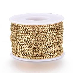 304 Stainless Steel Curb Chains&nbsp;STAS-D414-09