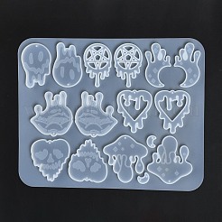 DIY Halloween Theme Pendant Silicone Molds&nbsp;DIY-I102-05