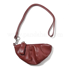Soft Leather Croissant Clutch Bags&nbsp;AJEW-M043-04E