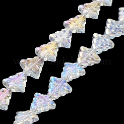 Transparent Electroplate Glass Beads Strands&nbsp;EGLA-C002-AB02