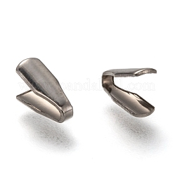 Tarnish Resistant 304 Stainless Steel Folding Crimp Ends&nbsp;STAS-G122-09P-A03
