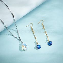 Faceted Glass Rhinestone Pendants&nbsp;RGLA-PH0002-09