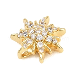 Brass Micro Pave Cubic Zirconia Pendants&nbsp;RB-CBAB488-04G-02