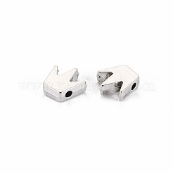 チベット風合金ビーズ  クラウン  カドミウムフリー＆鉛フリー  アンティークシルバー  8x8x2.5mm  穴：1.4mm  約1960個/1000g&nbsp;TIBEB-N005-052