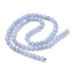 Natural Blue Lace Agate Beads Strands&nbsp;LS-G-F222-30-6mm-01