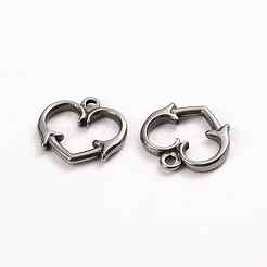Tarnish Resistant 304 Stainless Steel Toggle Clasps Parts&nbsp;STAS-D142-06B-P