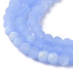 Imitation Jade Glass Beads Strands&nbsp;X1-EGLA-A034-J3mm-MB03