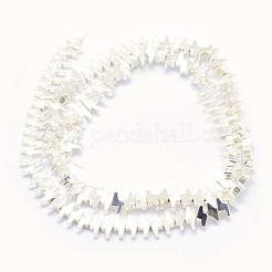 Electroplate Non-magnetic Synthetic Hematite Beads Strands&nbsp;X-G-L485-19-S
