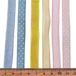 18 Yards 6 Colors Polyester Ribbon&nbsp;SRIB-C001-B08