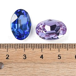 Glass Pointed Back Rhinestone Cabochons&nbsp;RGLA-A010-10x14mm-M