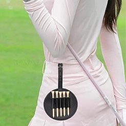 2Pcs 2 Colors Imitation Leather Golf Tees Storage Bags&nbsp;AJEW-CA0003-31