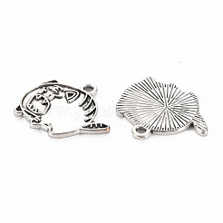 Tibetan Style Alloy Pendant Enamel Settings&nbsp;TIBEP-N010-023AS-RS