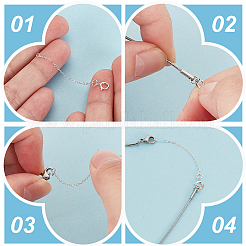 925 Sterling Silver Ends with Chain&nbsp;FIND-GA00001