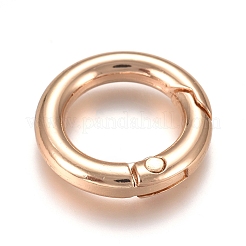 合金スプリングゲートリング  Oリング  ライトゴールド  20x3.5mm  内径：12.5mm&nbsp;PALLOY-WH0066-19A