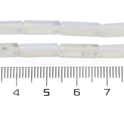 オパールビーズ連売り  チューブ  12~13x4~4.5mm  穴：1mm  約31個/連  15.67''（39.8センチメートル）&nbsp;G-G202-B01-01