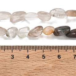 Natural Multicolor Lodolite Quartz Garden Phantom Quartz Beads Strands&nbsp;G-C286-A27