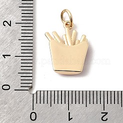 Brass Enamel & Rhinestone Pendants&nbsp;KK-H253-02G
