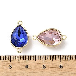 Brass Pave Glass Rhinestone Connector Charms&nbsp;KK-F862-49G