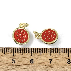 Brass Enamel Pendants&nbsp;KK-H072-18G-05