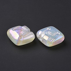 Rainbow Iridescent Plating Acrylic Beads&nbsp;OACR-A010-06F