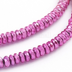 Electroplated Non-magnetic Synthetic Hematite Beads Strands&nbsp;G-L562-11A