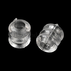 透明なアクリルビーズ  コラム  透明  8x7mm  穴：3mm  約2500個/500g&nbsp;TACR-G048-18