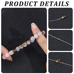 6000Pcs 2 Colors Brass Crimp Beads&nbsp;KK-PA0001-15