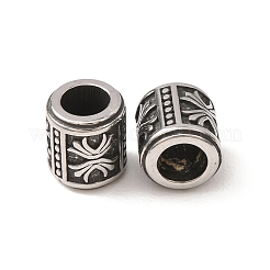 316 Surgical Stainless Steel European Beads&nbsp;SA-CBA7555-01AS-02