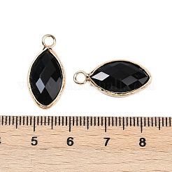 Natural Obsidian Faceted Pendants&nbsp;G-G193-01G-09