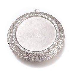 Tarnish Resistant 316 Stainless Steel Locket Pendants&nbsp;STAS-O132-01P