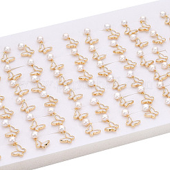 Natural Pearl Dangle Stud Earrings&nbsp;PEAR-N020-05M