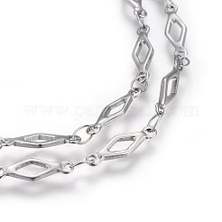 Tarnish Resistant 304 Stainless Steel Link Chains&nbsp;STAS-P219-36