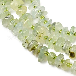 天然石ペリドットビーズ連売り  ナゲット  7.5~13x6~13x2~5mm  穴：0.9mm  約68~86個/連  15.35~15.75''（39~40センチメートル）&nbsp;GG-CBA3A44-B06-01